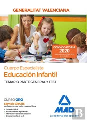 Cuerpo Especialista En Educación Infantil De La Administración De La Generalitat Valenciana. Temario