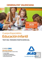 Cuerpo Especialista En Educación Infantil De La Administración De La Generalitat Valenciana. Test De