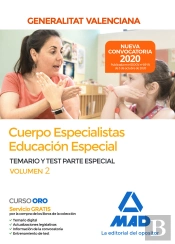 Cuerpo Especialistas En Educación Especial De La Administración De La Generalitat Valenciana. Parte