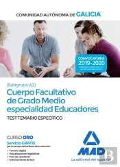Cuerpo Facultativo De Grado Medio De La Comunidad Autónoma De Galicia (Subgrupo A2) Especialidad Edu