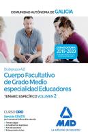 Cuerpo Facultativo De Grado Medio De La Comunidad Autónoma De Galicia (Subgrupo A2) Especialidad Edu