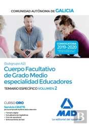 Cuerpo Facultativo De Grado Medio De La Comunidad Autónoma De Galicia (Subgrupo A2) Especialidad Edu