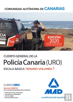 Bertrand.pt - Cuerpo General De La Policía Canaria Escala Básica (Policía Uro). Temario Volumen 1