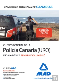 Bertrand.pt - Cuerpo General De La Policía Canaria Escala Básica (Policía Uro). Temario Volumen 2