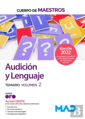 Cuerpo Maestros Audicion Y Lenguaje Temario Volumen 2