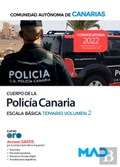 Cuerpo Policia Canaria Escala Basica Temario Volumen