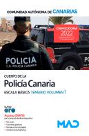 Cuerpo Policia Canaria Escala Basica Temario Volumen
