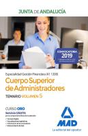 Cuerpo Superior De Administradores [Especialidad Gestión Financiera (A1 1200)] De La Junta De Andalu
