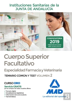 Bertrand.pt - Cuerpo Superior Facultativo De Las Instituciones Sanitarias De La Junta De Andalucía, Especialidad F