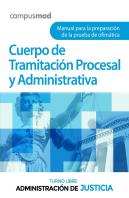 Cuerpo Tramitacion Procesal Y Administrativa De La Admini