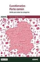 Cuestionarios Parte Común Del Servizo Galego De Saúde