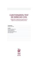Cuestionarios-Test De Derecho Civil (Adaptados Al Programa De Oposiciones A Ingreso En Las Carreras