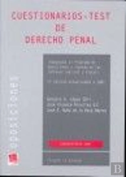 Bertrand.pt - Cuestionarios Test De Derecho Penal Adaptados Al Programa De Oposiciones A Ingreso En Las Carreras J
