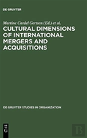Cultural Dimensions Of International Mergers And Acquisitions