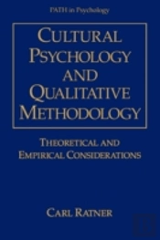 Cultural Psychology And Qualitative Methodology