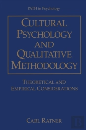 Cultural Psychology And Qualitative Methodology