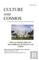 Culture And Cosmos Vol 20 1 And 2