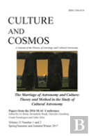 Culture And Cosmos Vol 21 1 And 2