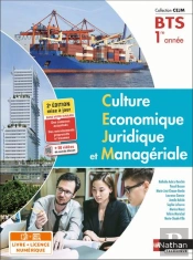 Culture Économique, Juridique Et Managériale : Bts : 1re Année : Livre + Licence Élève (Édition 2022)