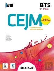 Culture Économique, Juridique Et Managériale, Cejm ; Bts, 1re Année ; Pochette Élève
