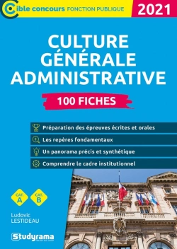 Bertrand.pt - Culture Générale Administrative ; 100 Fiches (Édition 2021)