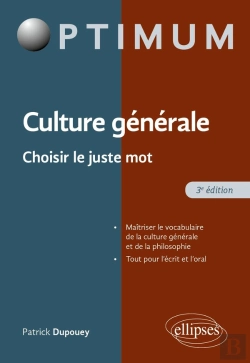 Bertrand.pt - Culture Générale : Choisir Le Juste Mot (3e Édition)