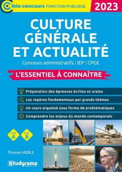 Bertrand.pt - Culture Générale Et Actualité : L'Essentiel À Connaître ; Catégories A Et B (Édition 2023)