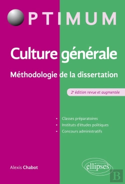 Bertrand.pt - Culture Générale ; Méthodologie De La Dissertation (2e Édition)