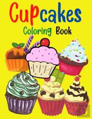 Cupcakes Coloring Book