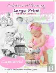 Cupcakes Coloring Books For Dementia And Alzheimer'S Patients
