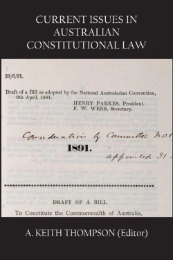 Bertrand.pt - Current Issues In Australian Constitutional Law