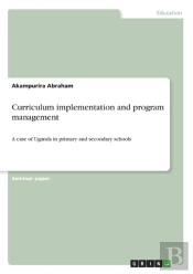 Curriculum Implementation And Program Management