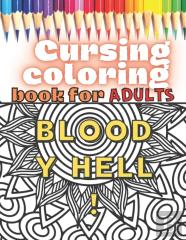 Cursing Coloring Book For Adults