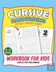 Cursive Handwriting Letters & Numbers Tracing Workbook For Kids