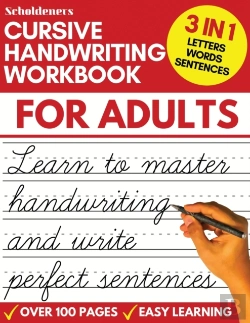 Bertrand.pt - Cursive Handwriting Workbook For Adults