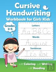 Cursive Handwriting Workbook For Girls Kids