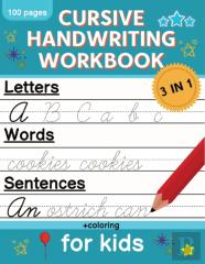 Cursive Handwriting Workbook For Kids