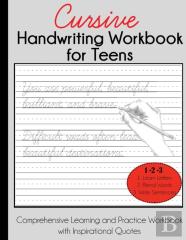 Cursive Handwriting Workbook For Teens