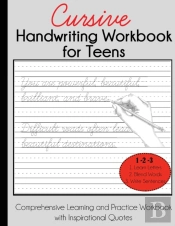 Cursive Handwriting Workbook For Teens