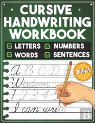 Cursive Handwriting Workbook Letters Numbers Words  Sentences