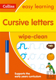 Cursive Letters Age 3-5 Wipe Clean Activity Book