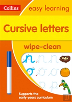 Bertrand.pt - Cursive Letters Age 3-5 Wipe Clean Activity Book