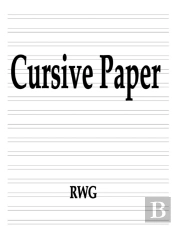 Cursive Paper