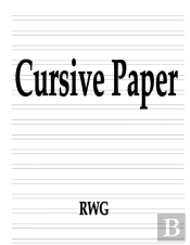 Cursive Paper