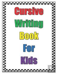 Cursive Writing Book For Kids
