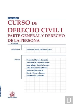 Bertrand.pt - Curso De Derecho Civil I Parte General Y Derecho De La Persona 6ª Edición 2015