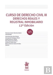 Curso De Derecho Civil Iii. Derechos Reales Y Registral Inmobiliario (12ª Edicio