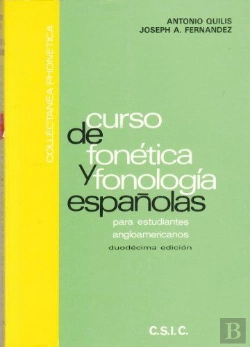 Bertrand.pt - Curso De Fonética Y Fonolog¡A Españolas Para Estudiantes Angloamericanos