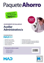 Curso Mad360 Auxiliar Administrativo;A + Libros Papel