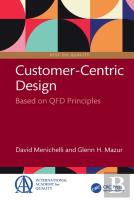 Customer-Centric Design